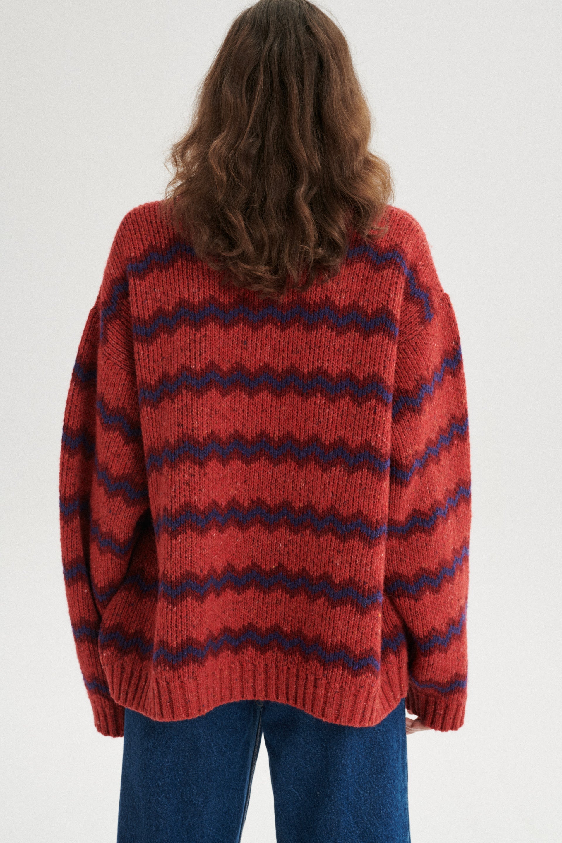 Romain Luźny wełniany sweter