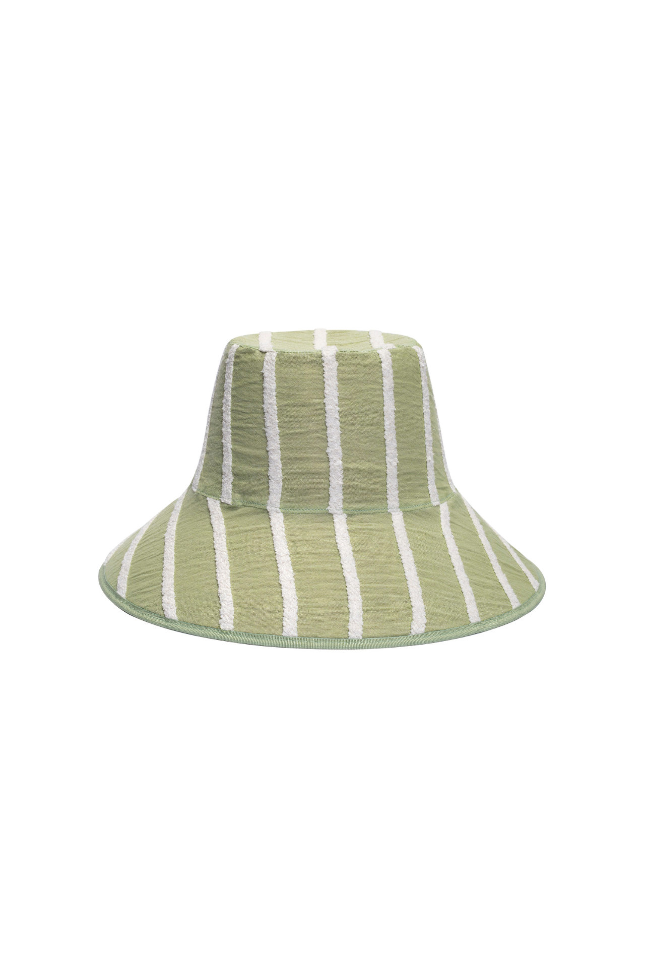 Grand Hat - mint stripes