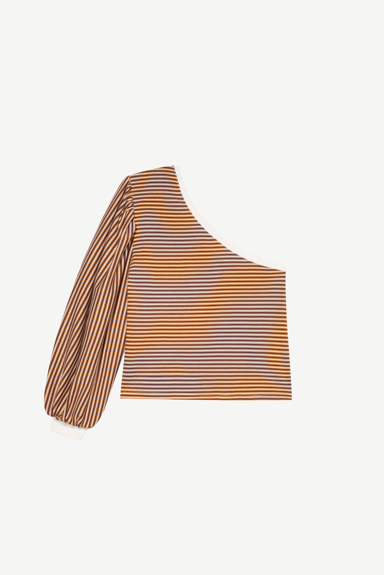 Perez One Shoulder Longsleeve - white