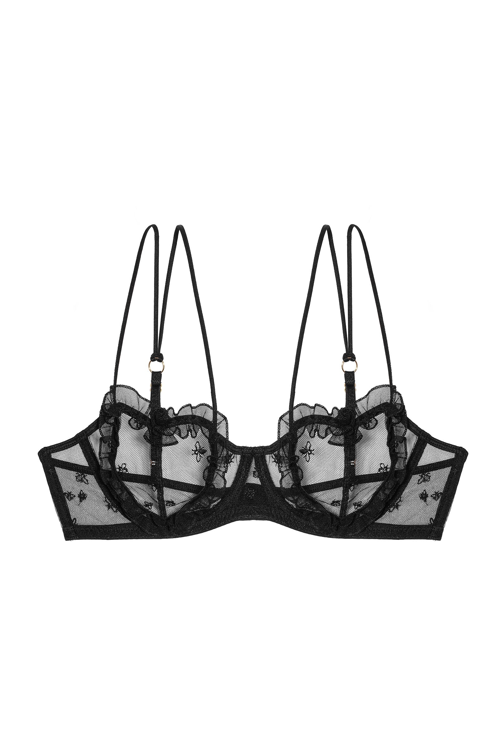 MOUCHERON Heart Underwire Bra