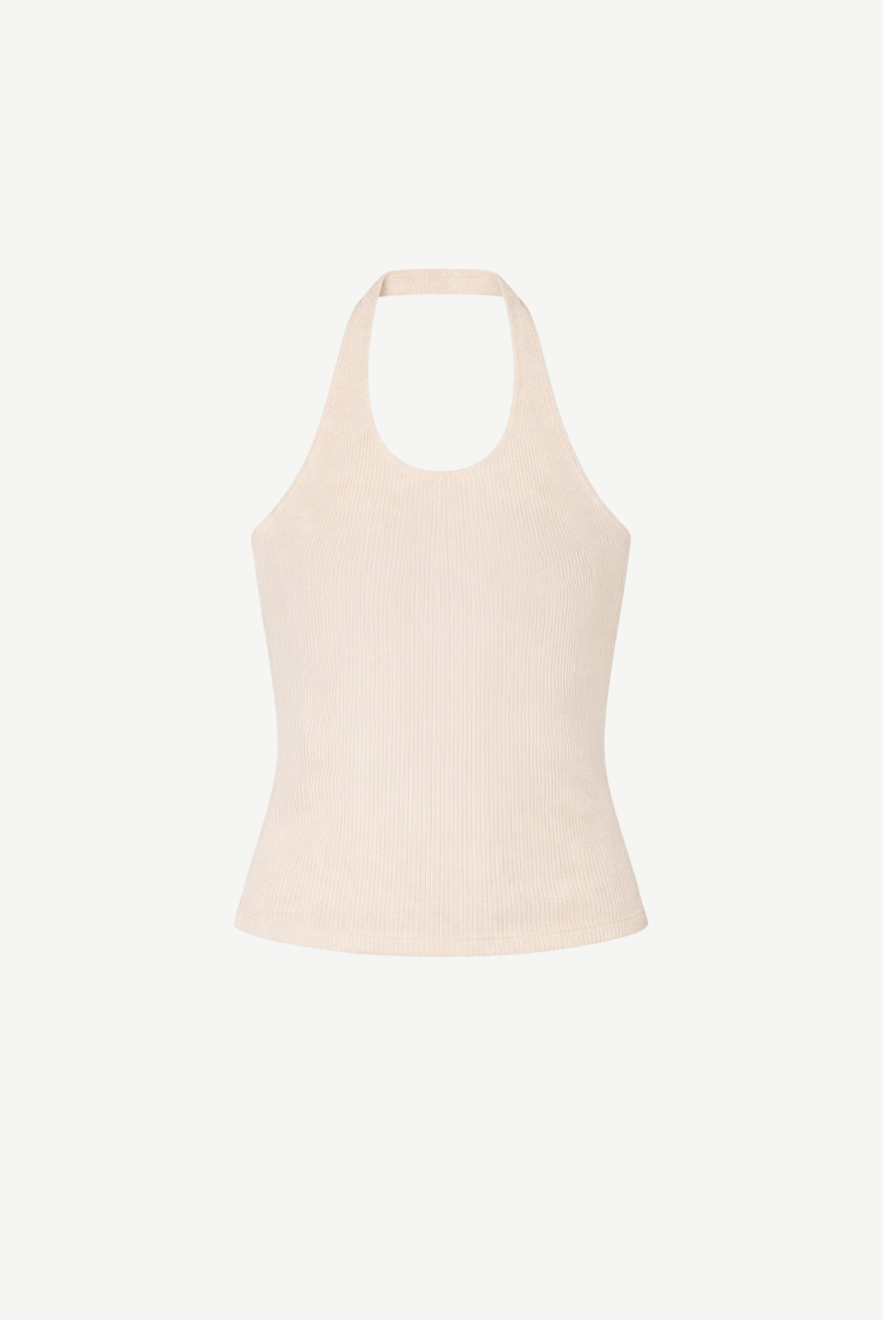 Gilbert Top halter z bawełny - cream