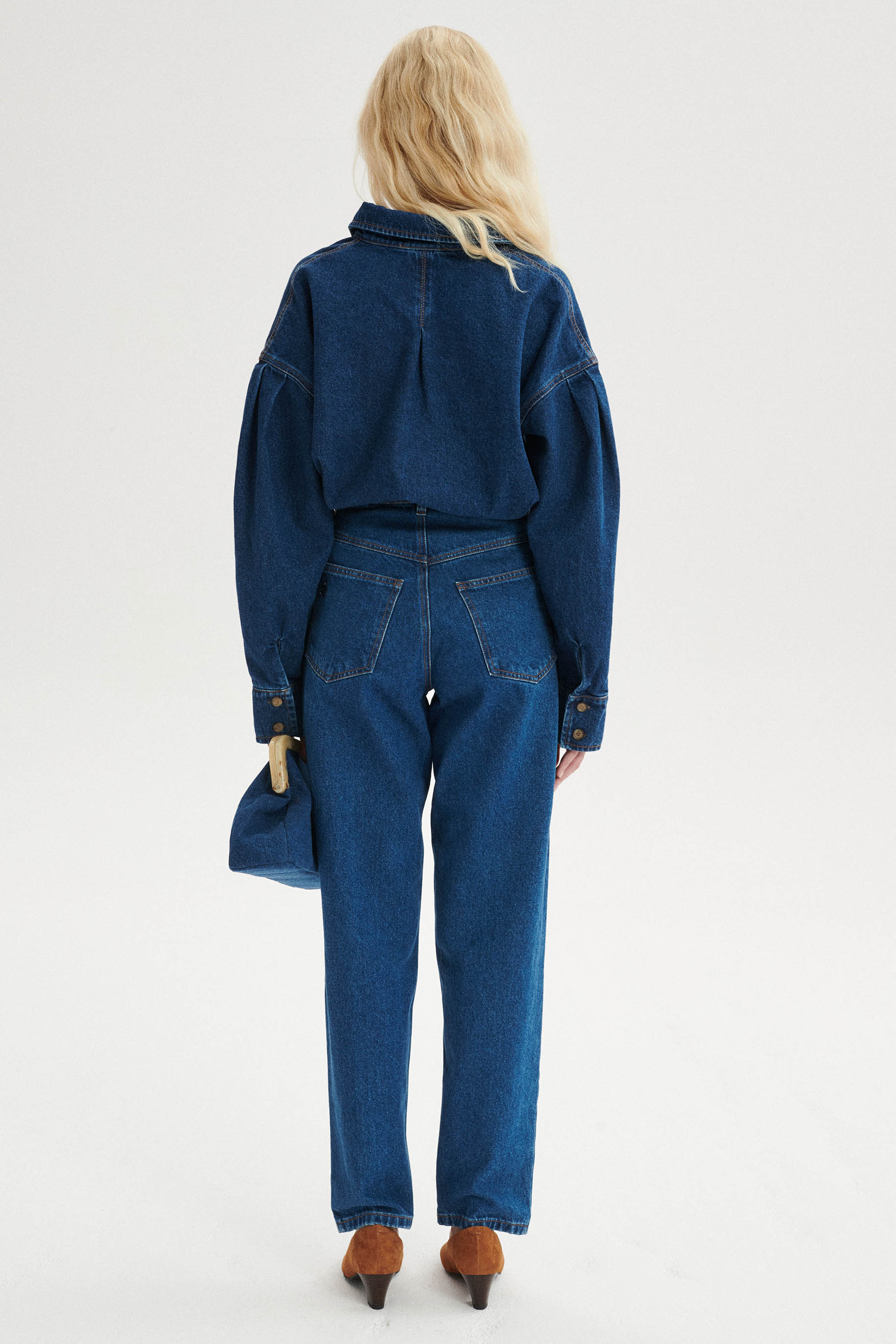 Carlos Luźna koszula jeansowa