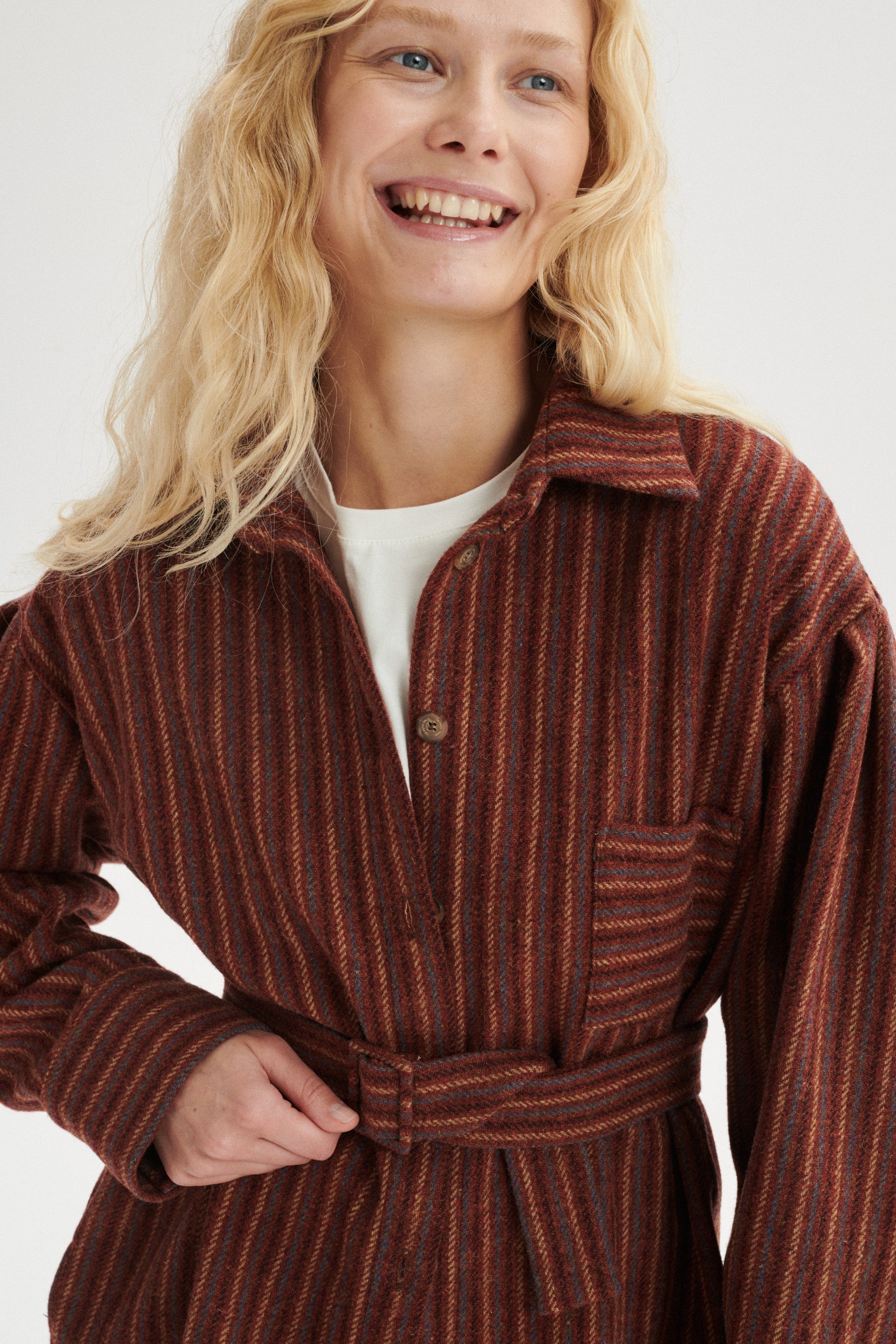 Fernand Koszula wełniana z podszewką