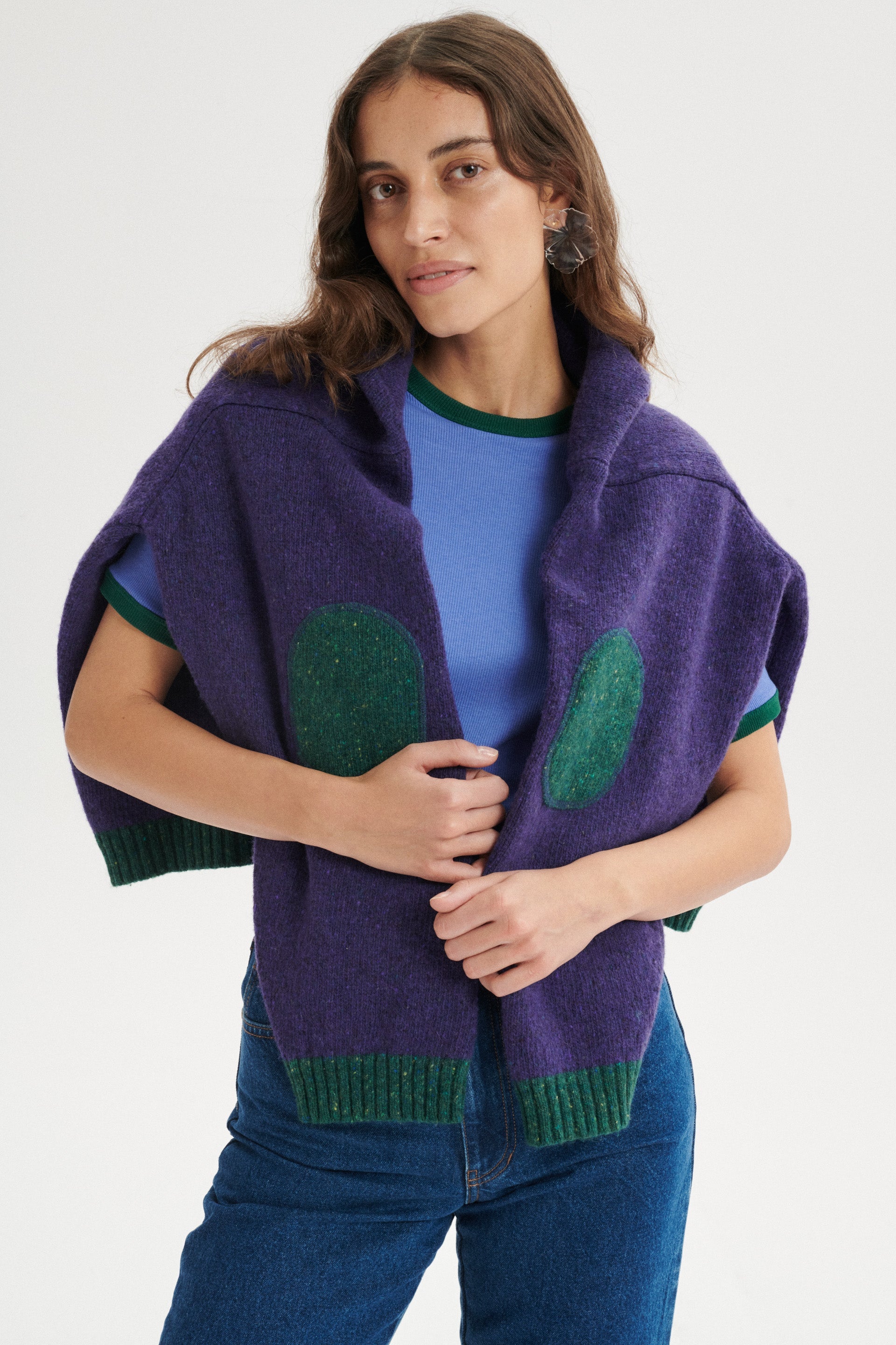 Muller Prążkowany t-shirt