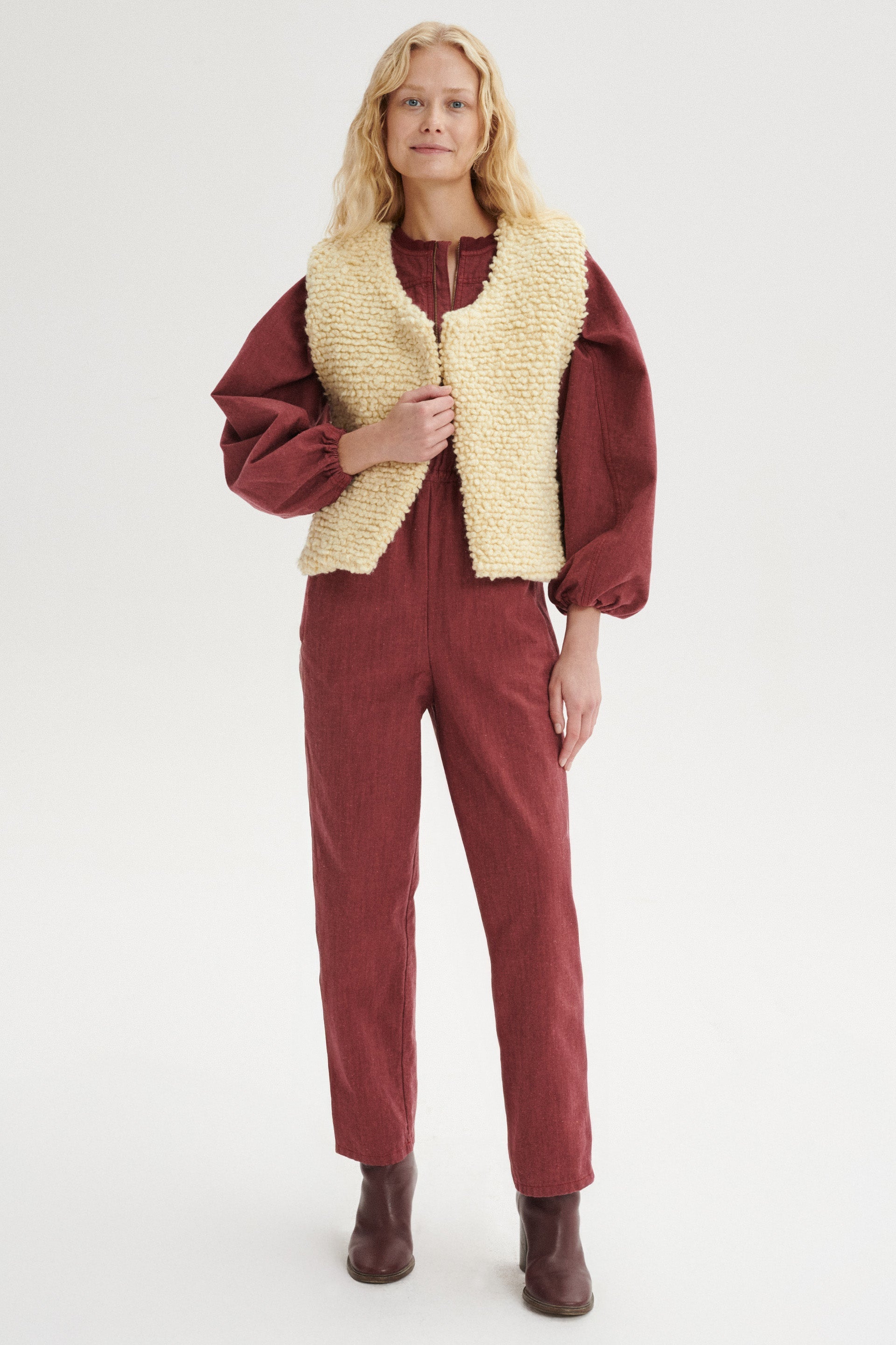 Evan Teddy Kamizelka z wełny