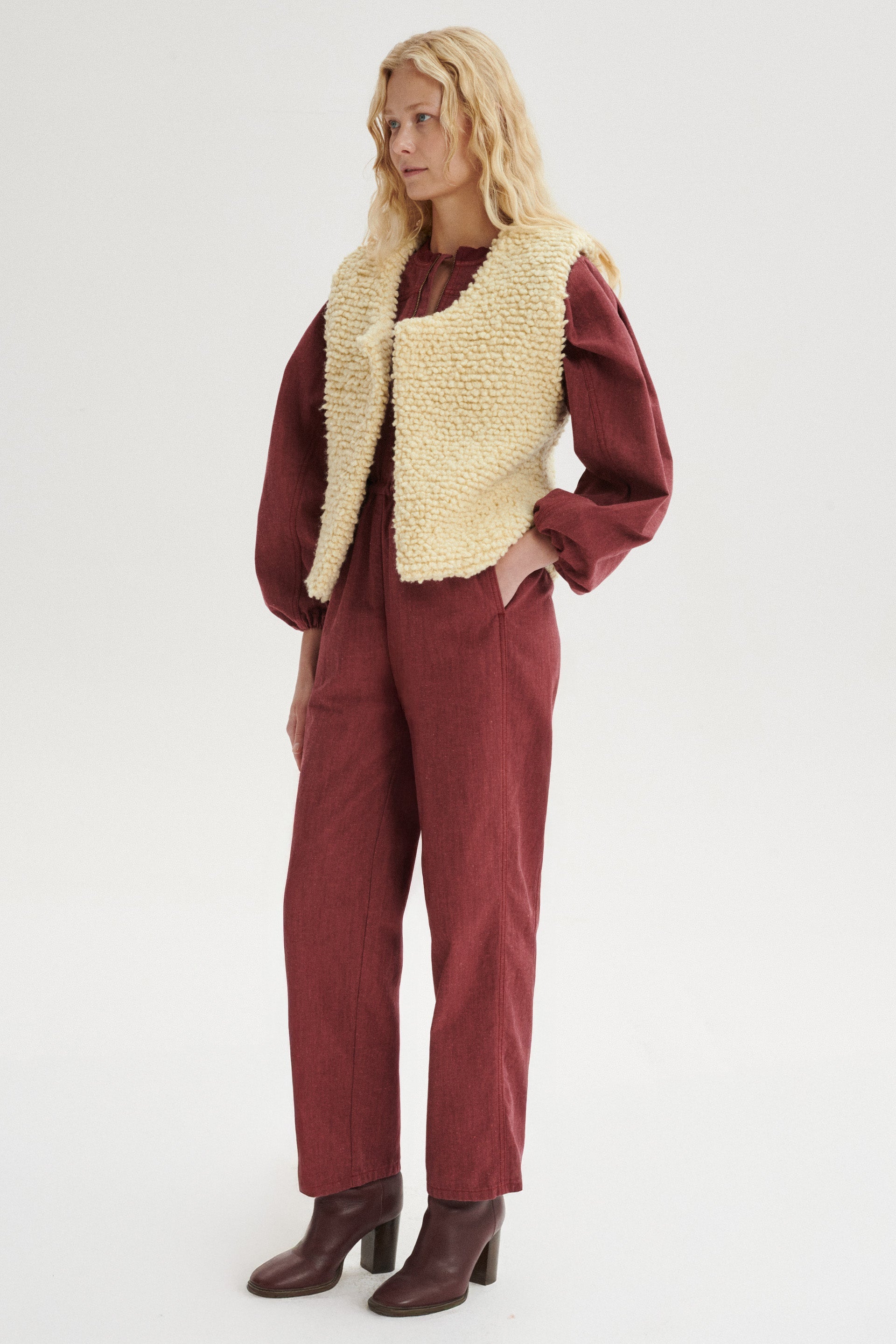 Evan Teddy Kamizelka z wełny