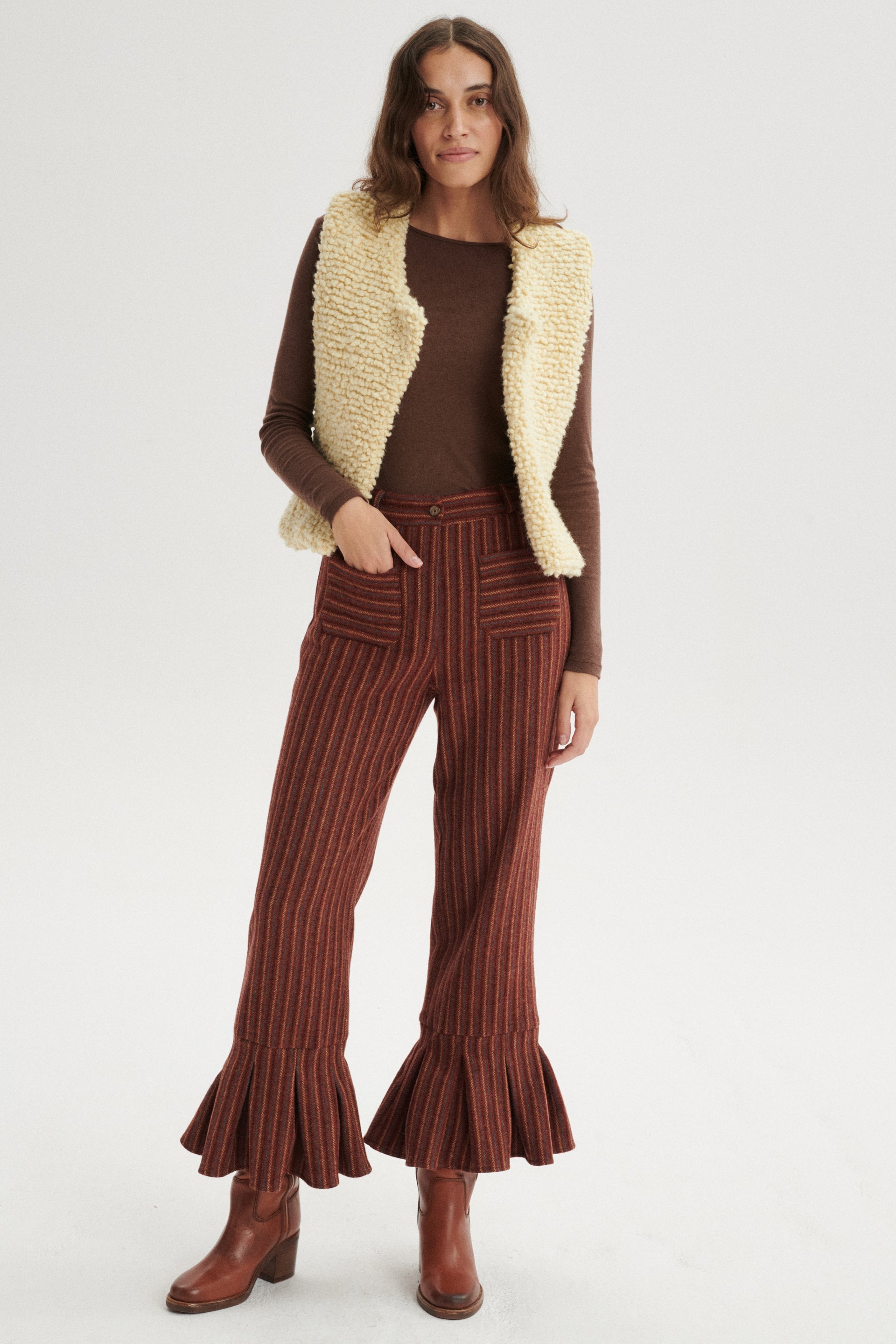 Evan Teddy Kamizelka z wełny