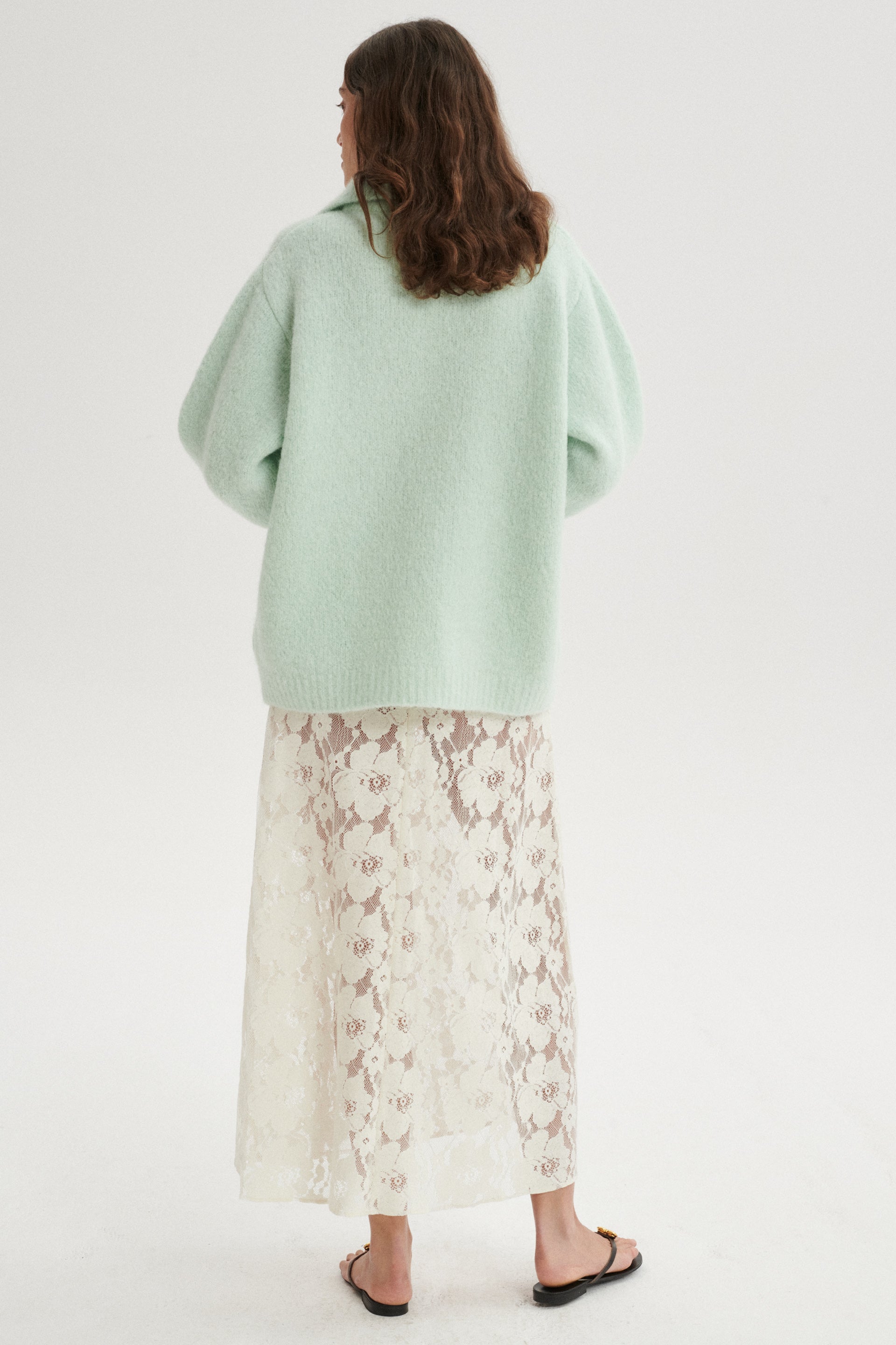 Augustin Sweter z baby alpaki