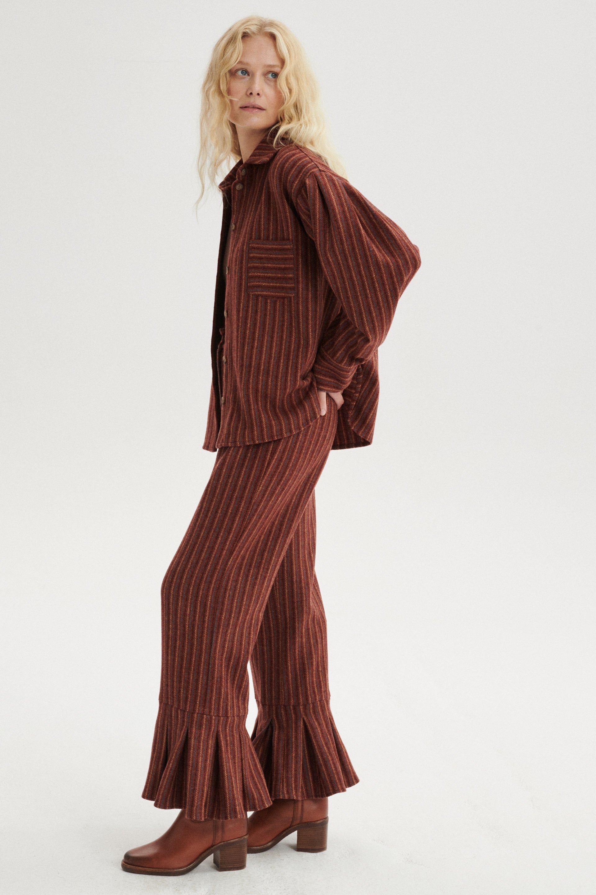 Fernand Koszula wełniana z podszewką