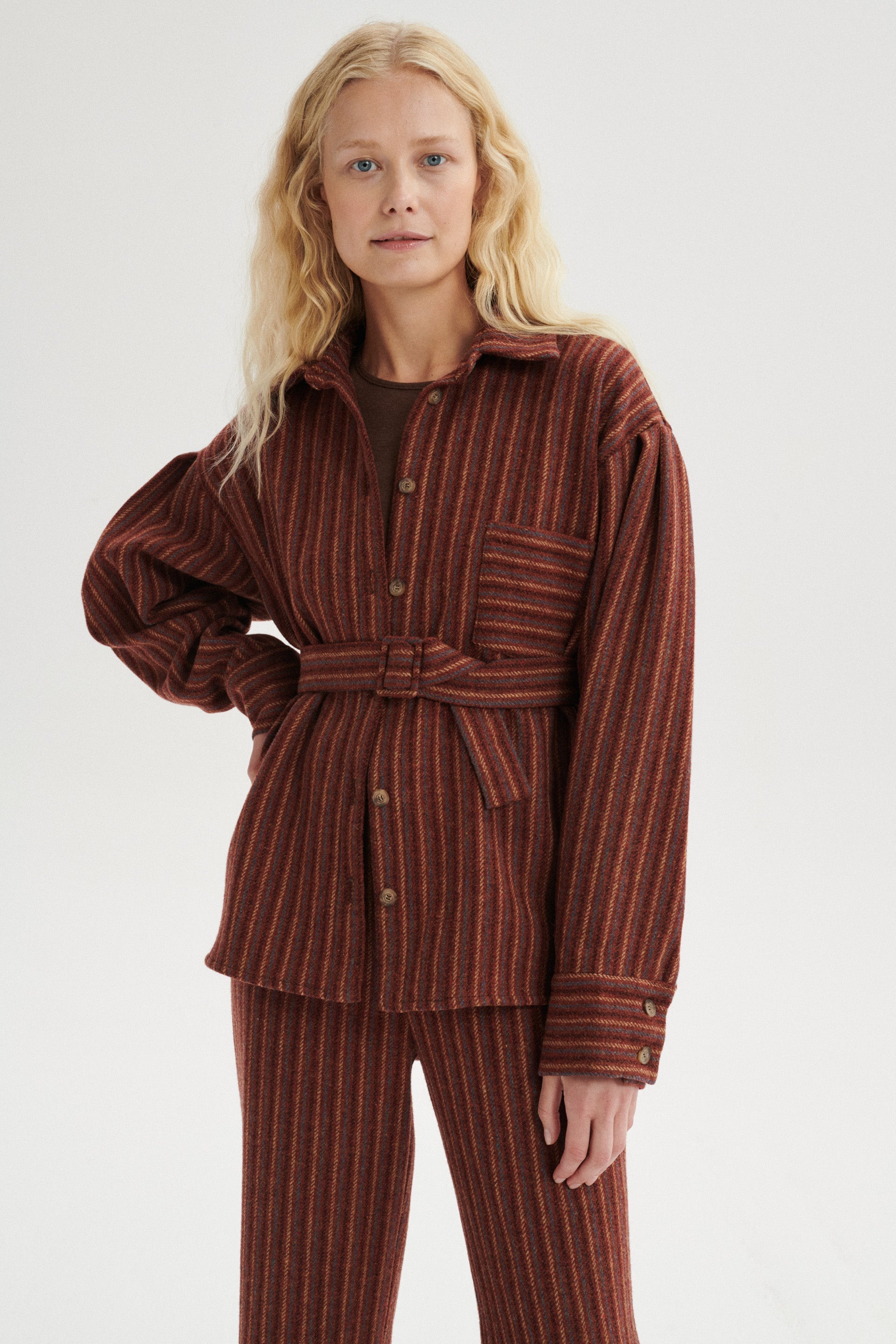 Fernand Koszula wełniana z podszewką