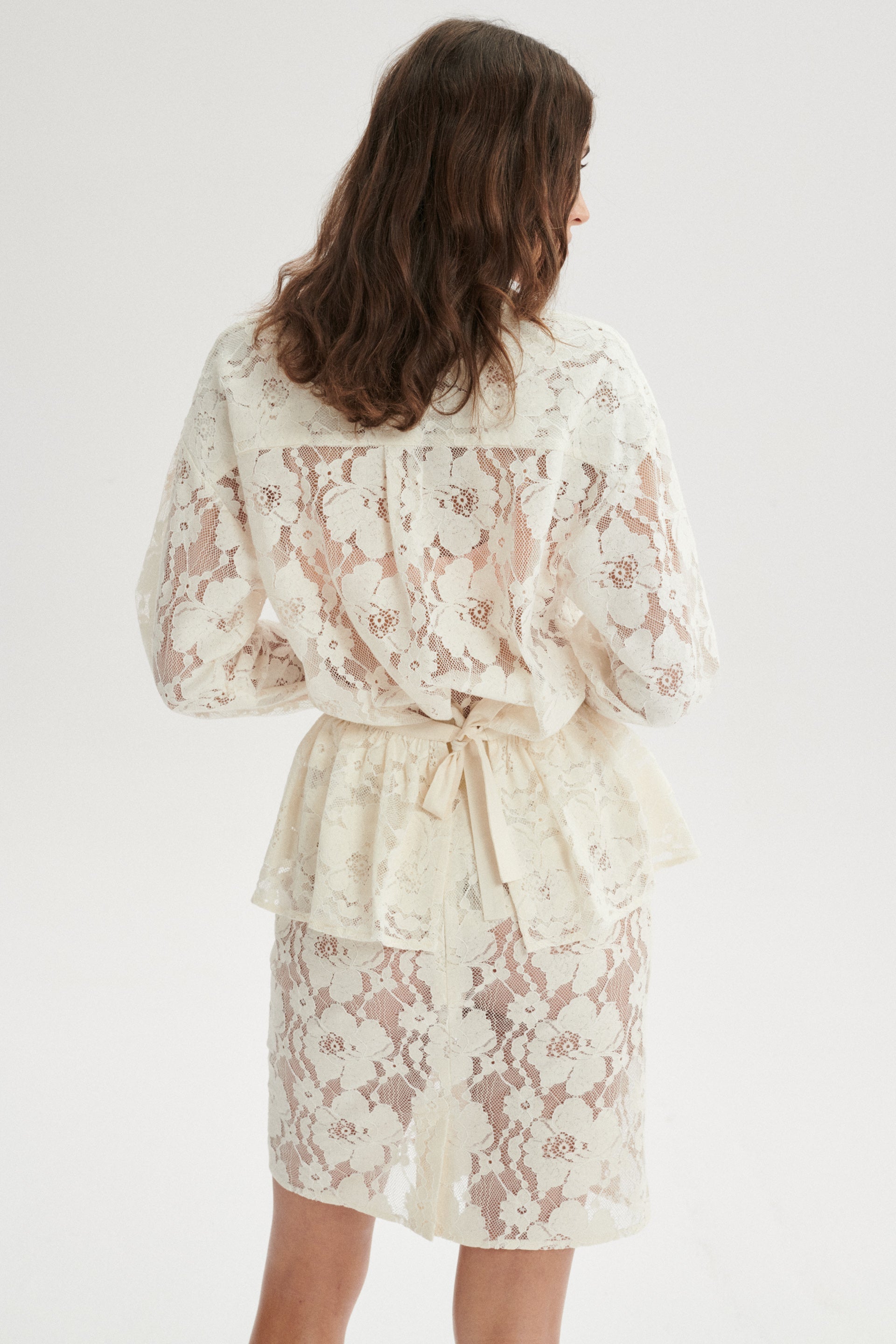 Jules Koszula koronkowa z odpinanym krawatem