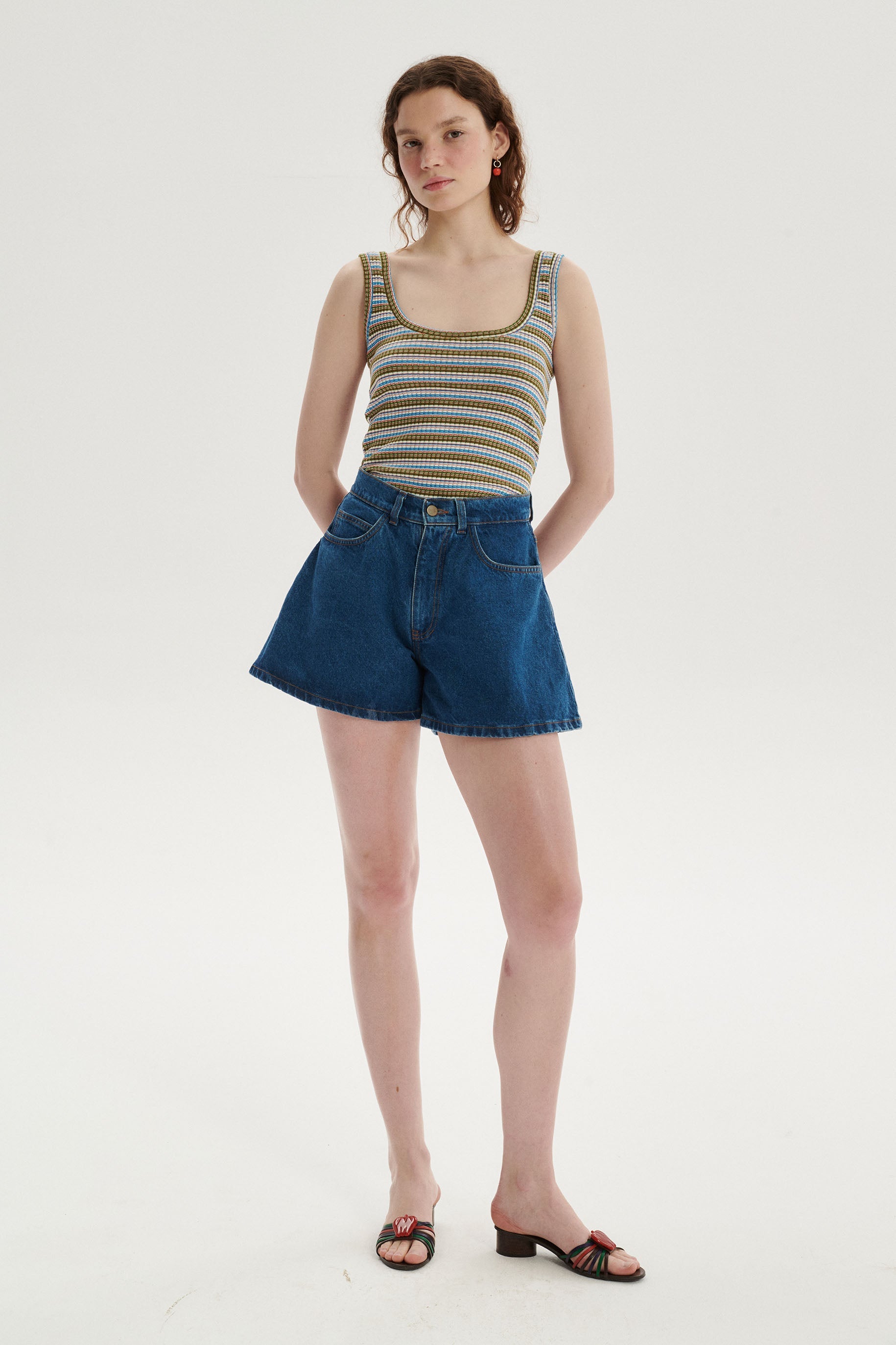 Jacob Denim Szorty - navy