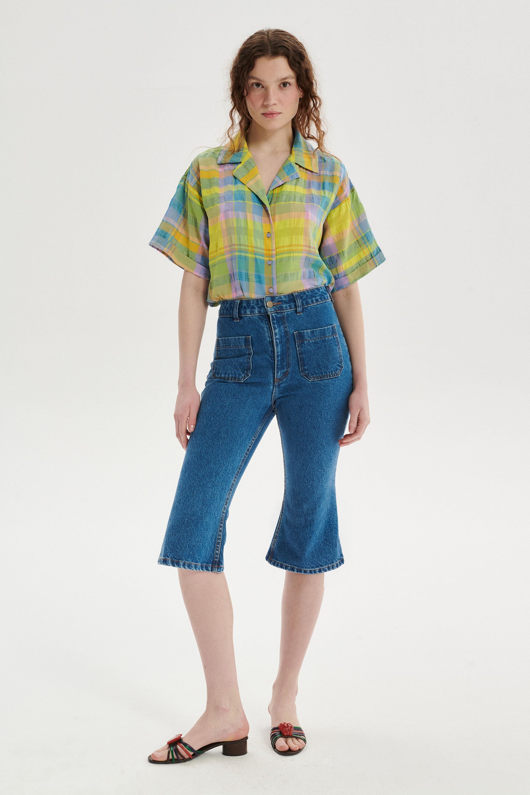 Florent Denim spodnie capri