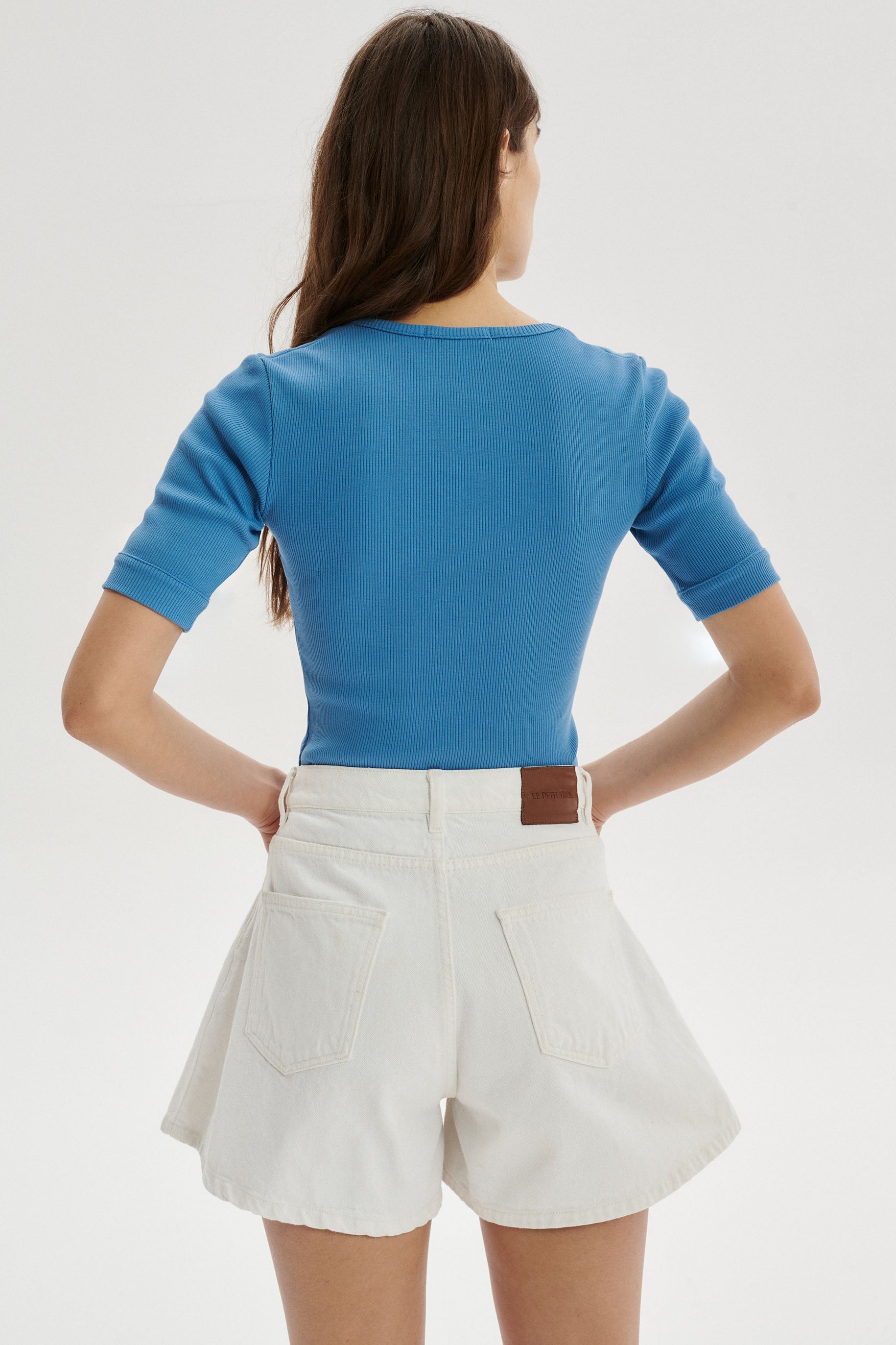 Jacob Denim Szorty - white