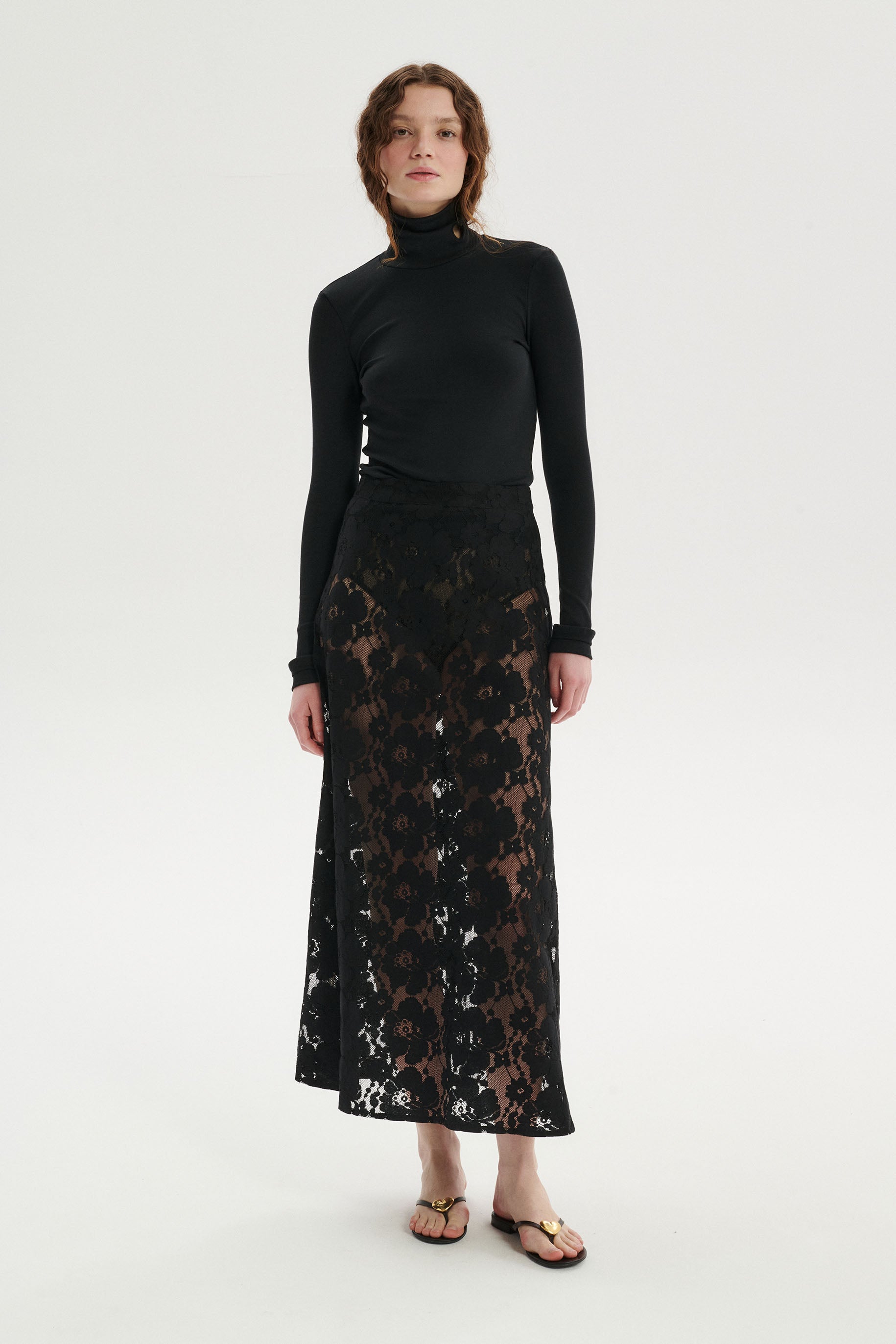 Bernard Koronkowa spódnica maxi