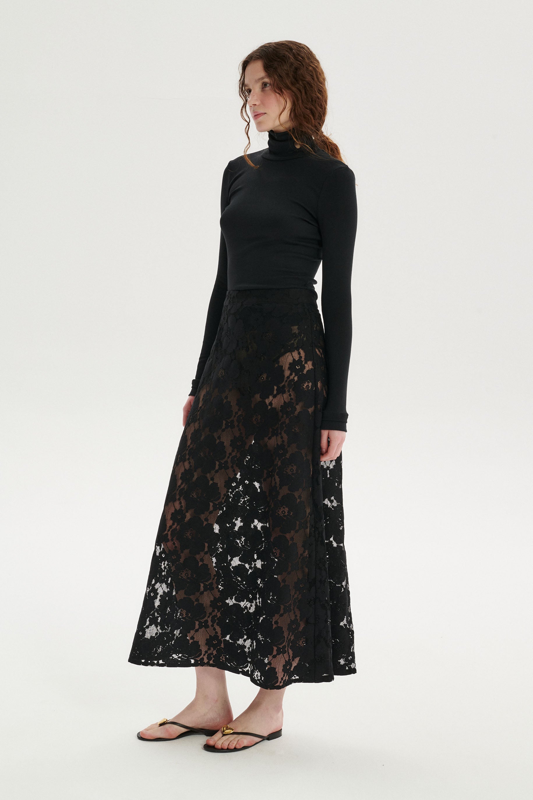 Bernard Koronkowa spódnica maxi