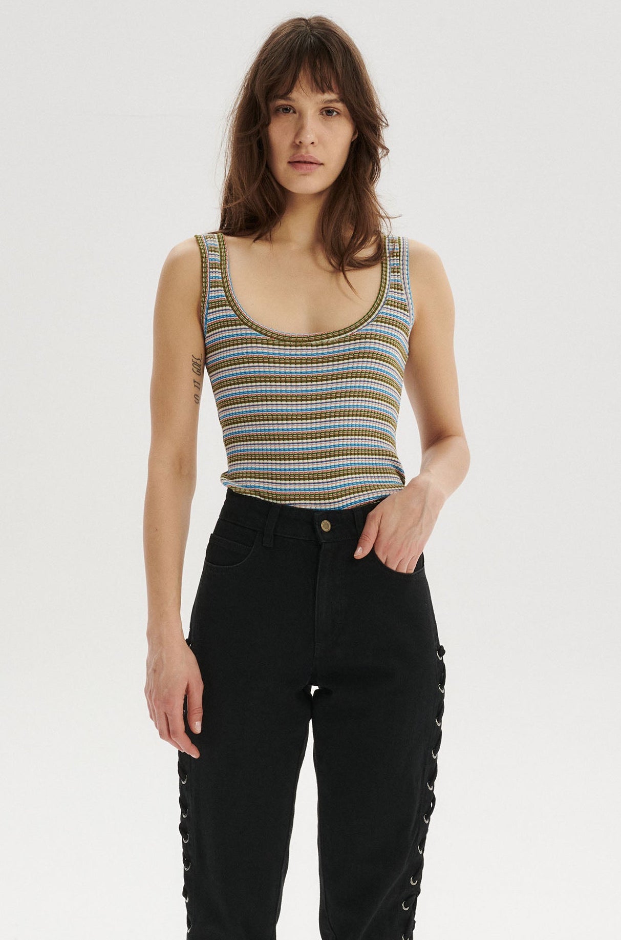 Roland Top prążkowany