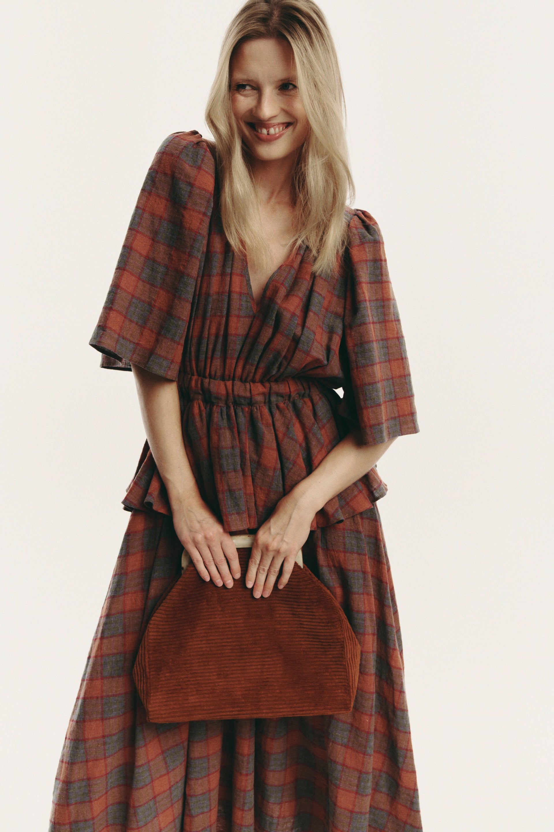 Paola sukienka - checked