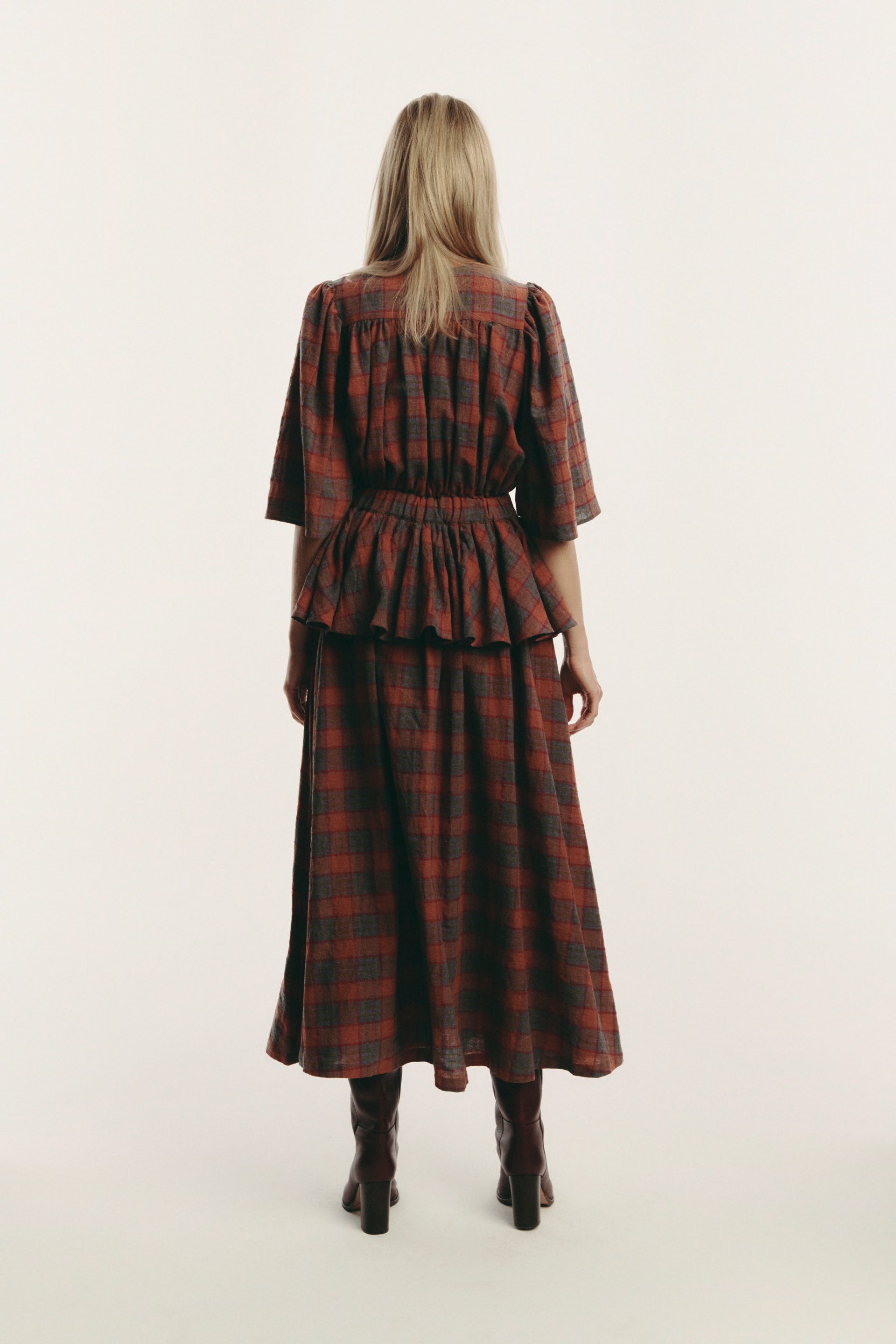 Paola sukienka - checked