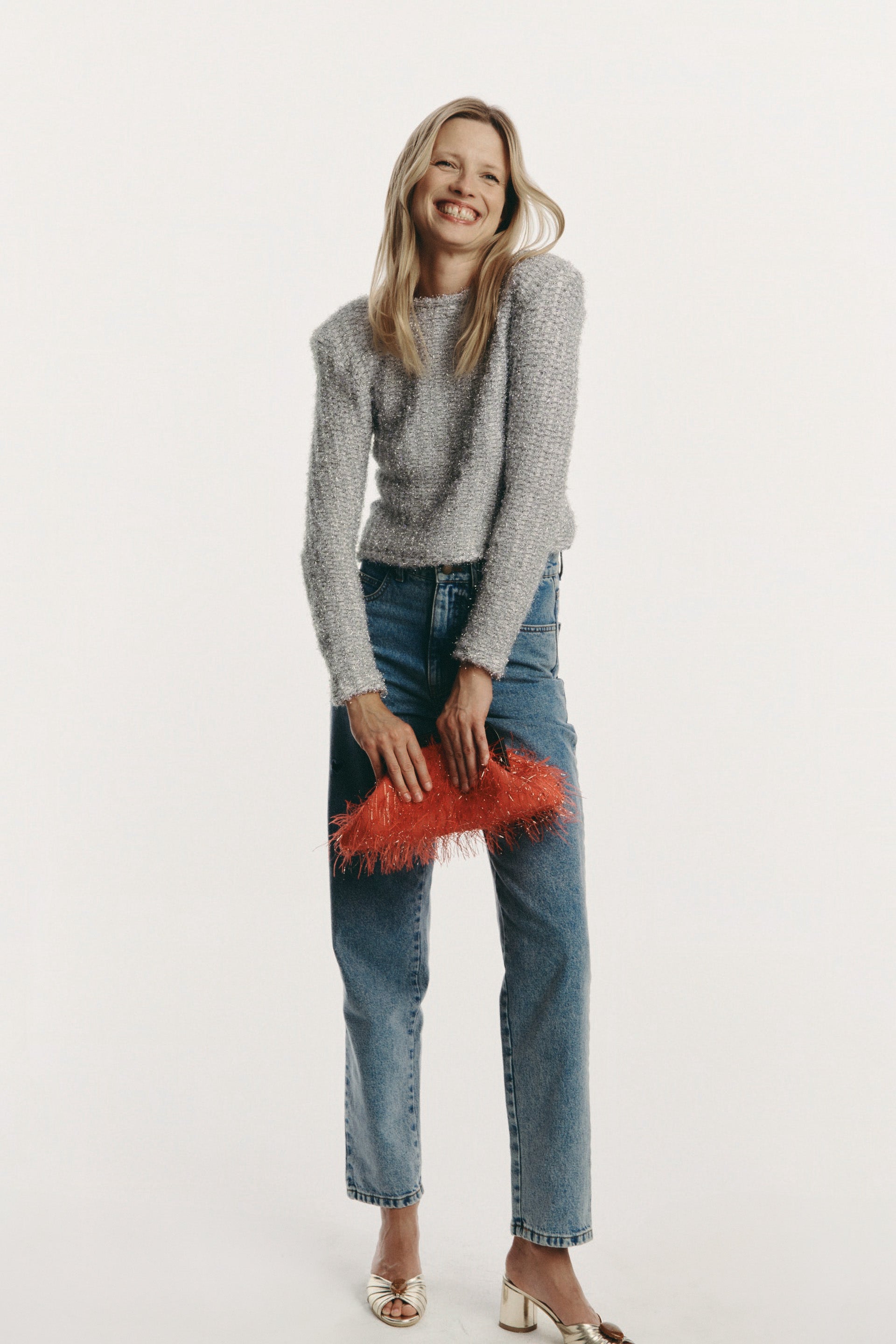 Marcello sweter - silver