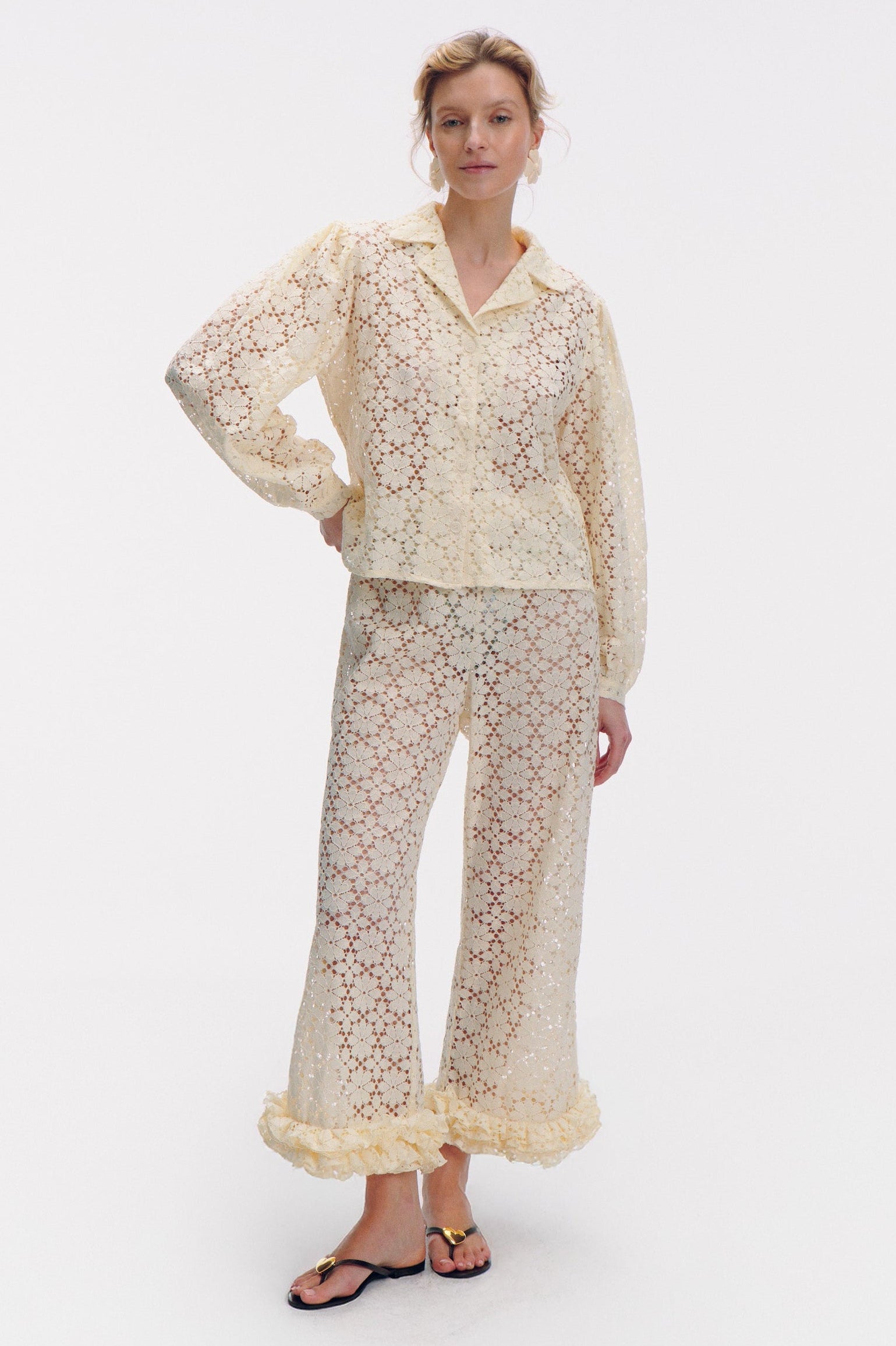 Sofia spodnie - ecru