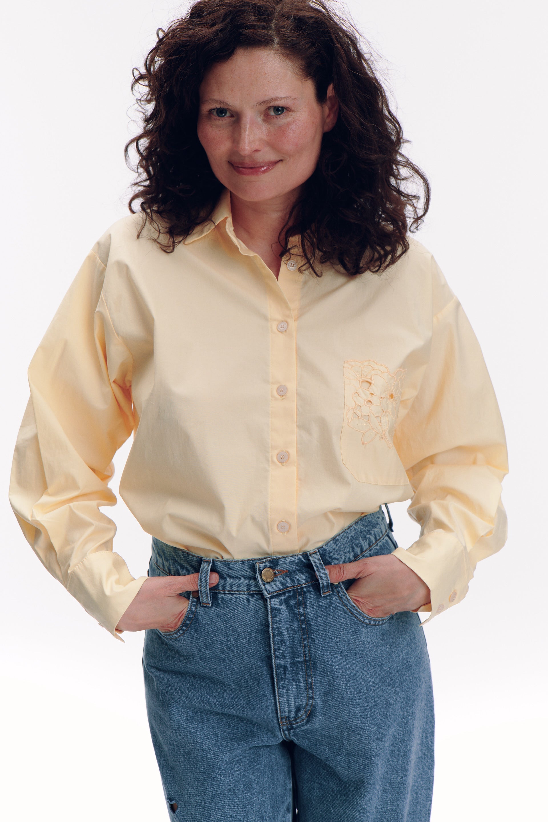 Alma Koszula - yellow