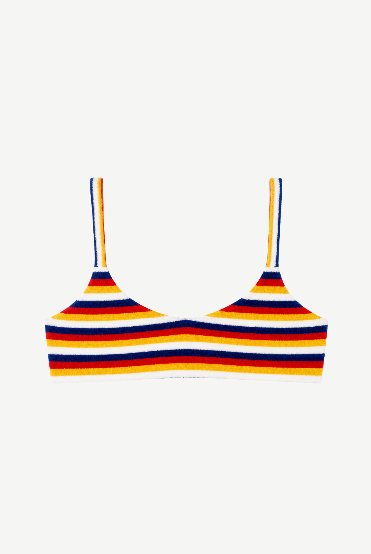 Marc Top Bra z dzianiny frotte - red