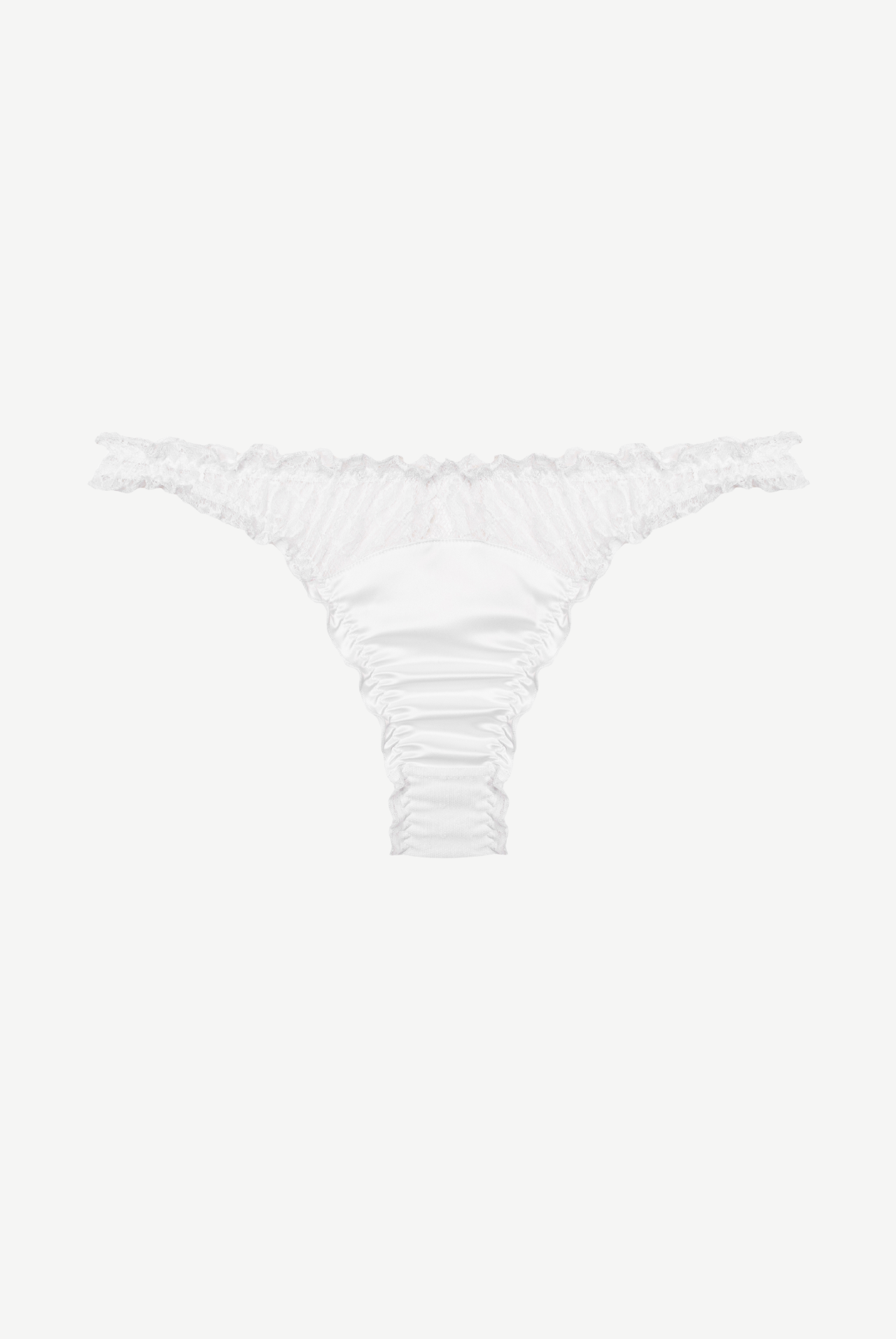 MARIAGE marszczone figi z satyną