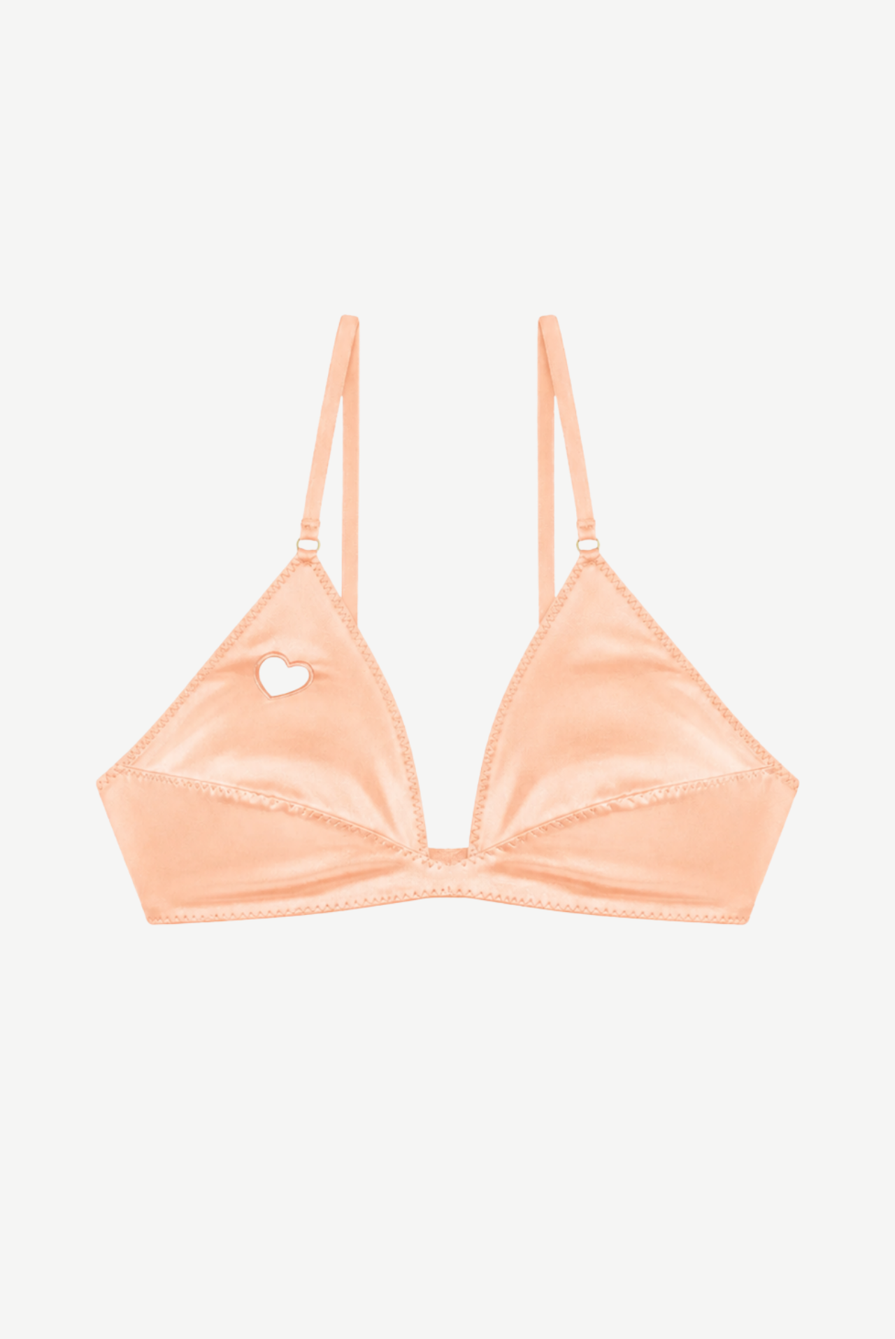 MADONNA miękki stanik satynowy - peach