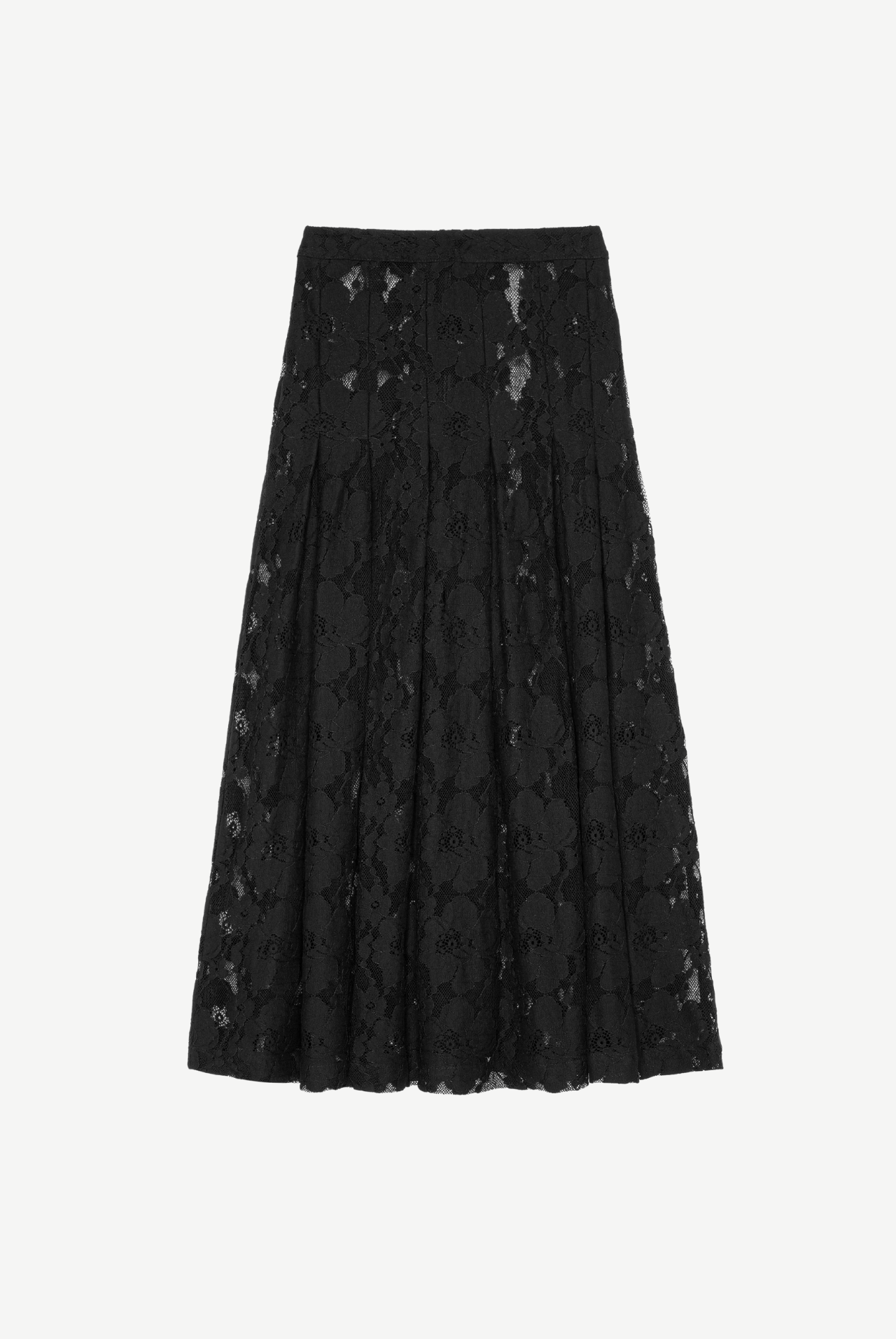 Arthur Spódnica koronkowa maxi - black