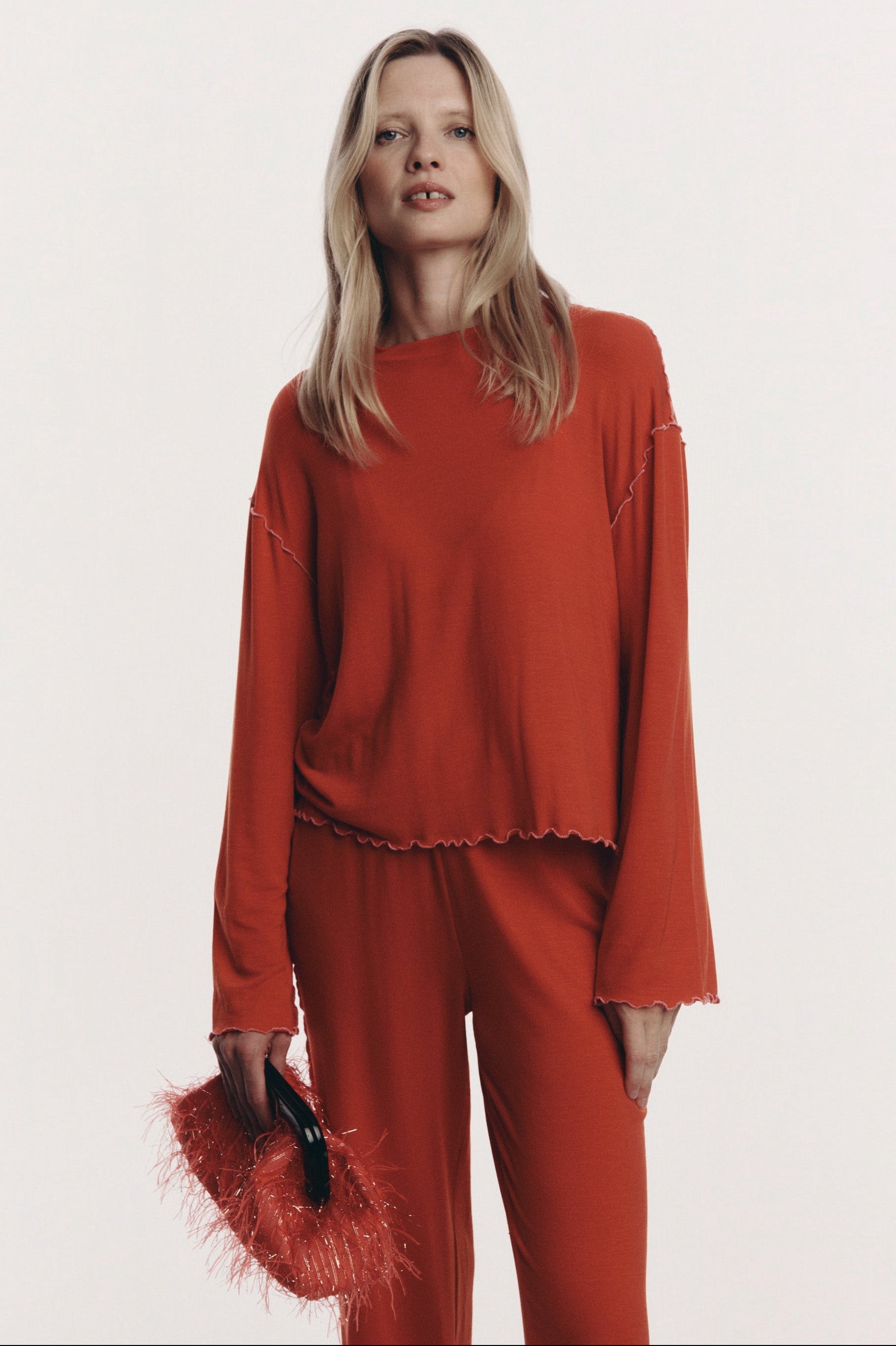 Leo longsleeve - orange