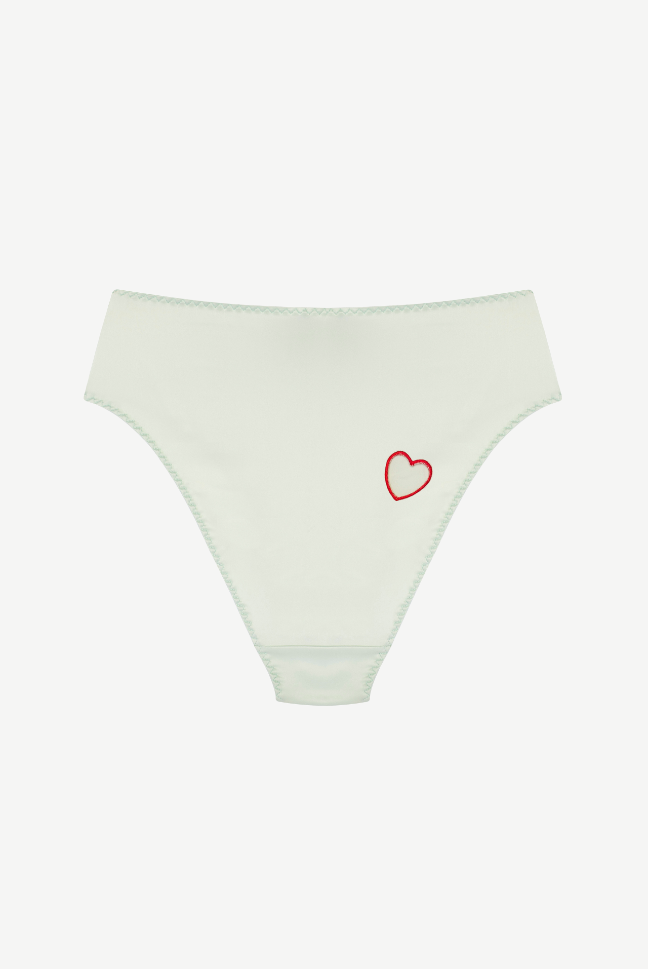 MENTHE figi satynowe z wysokim stanem