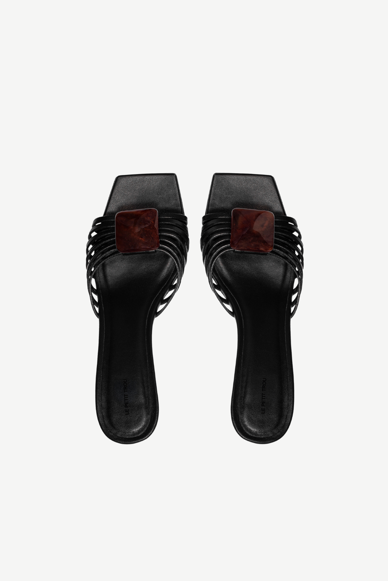 Luigi Sandały na obcasie typu kitten