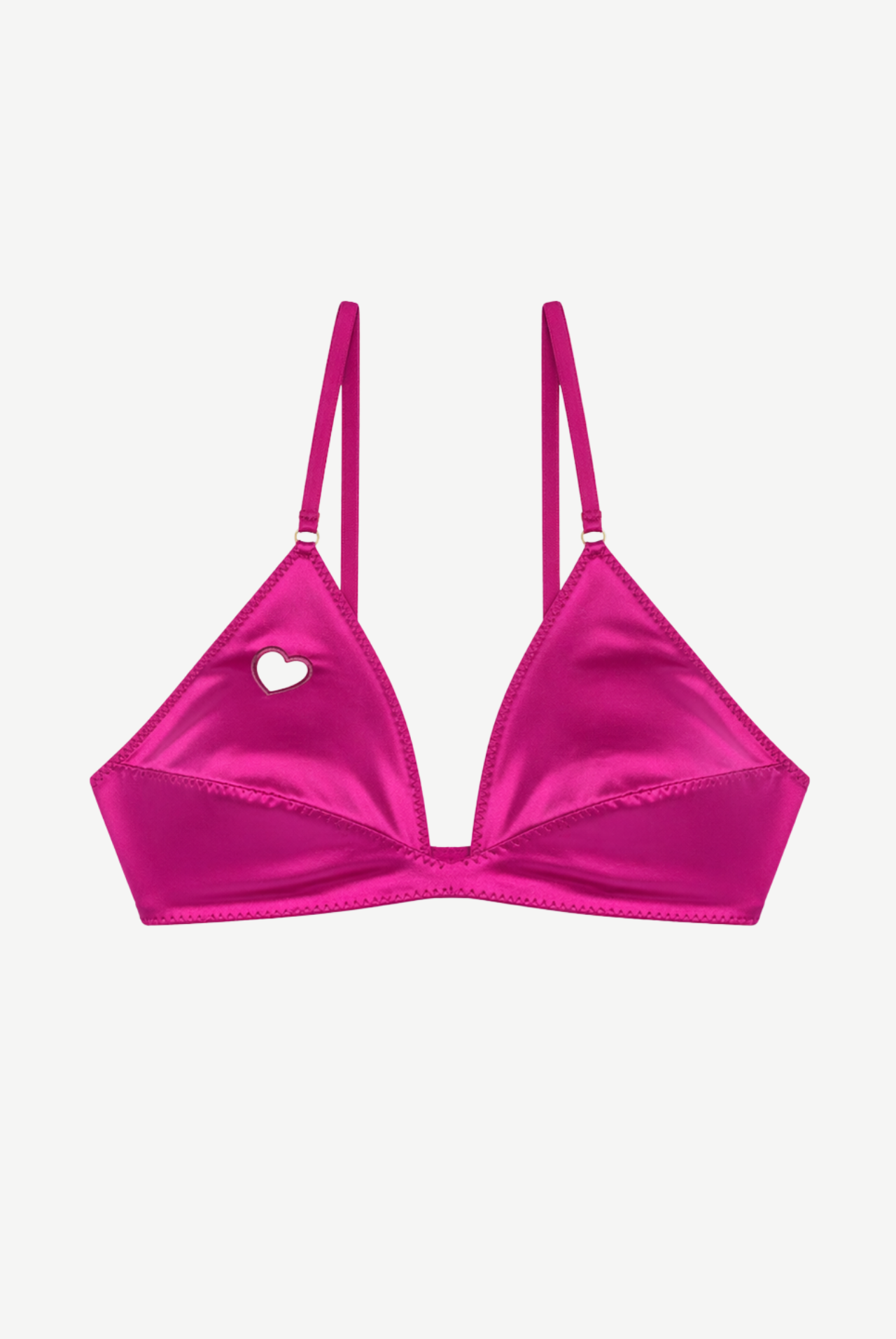 MADONNA miękki stanik satynowy - pink