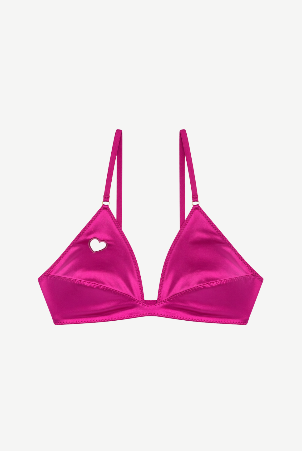 MADONNA miękki stanik satynowy - pink