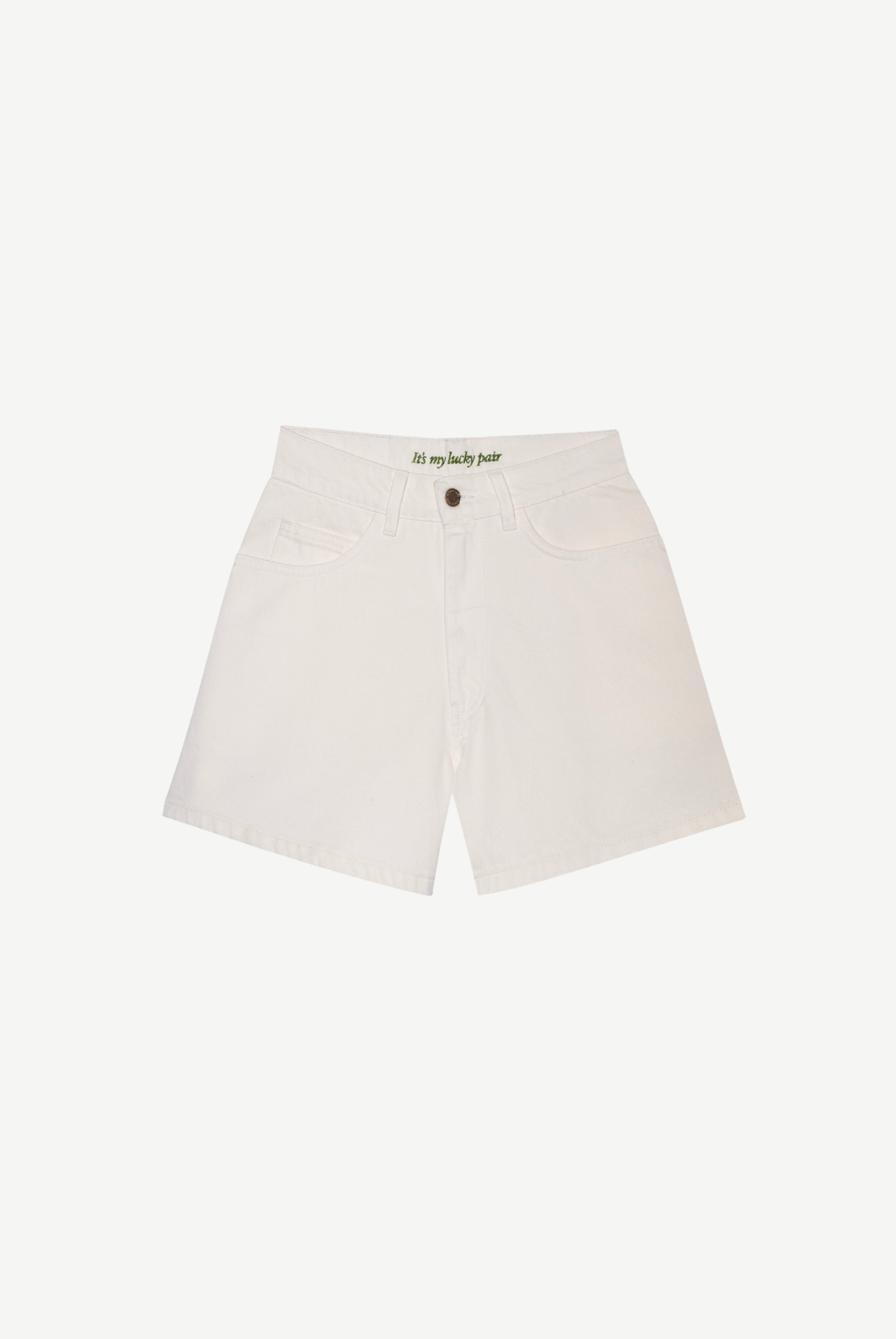 Jacob Denim Szorty - white