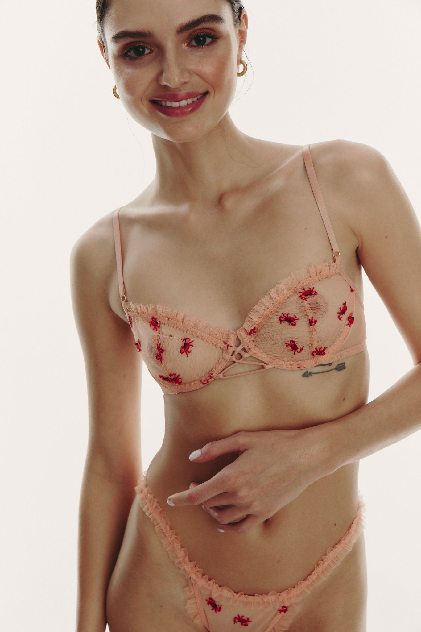 CRABE stanik z fiszbiną